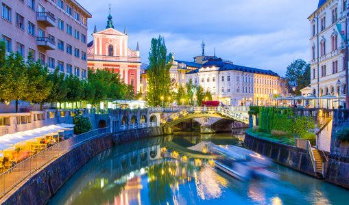 Ljubljana, the capital of Slovenia