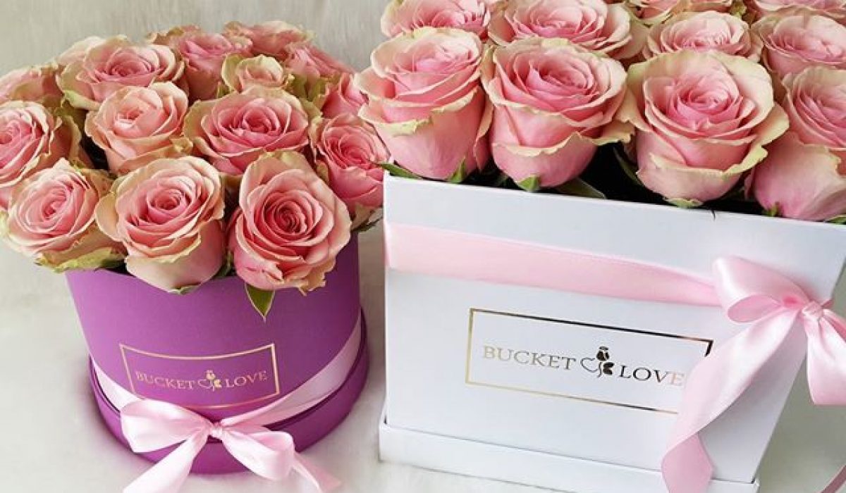 Bucket of Love / hand-made Forever rose boxes