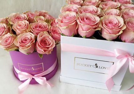Bucket of Love / hand-made Forever rose boxes